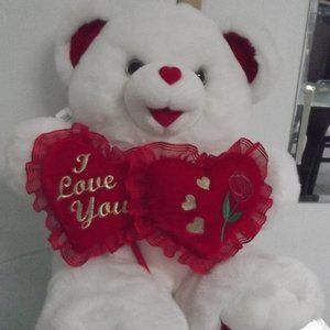 VALENTINE'S TEDDY BEAR -I LOVE YOU -  2000